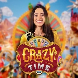 Crazy Time slot icon by Evolution, available at Rollxo Casino