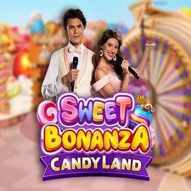 Sweet Bonanza Candy Land Live online game logo by Pragmatic Play on rollxos.pl