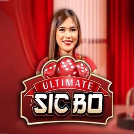 Ultimate Sic Bo slot logo by Ezugi at Rollxo Casino
